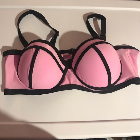 Neon High Waisted Bikini Pink or Purple - Picture 5 of 9